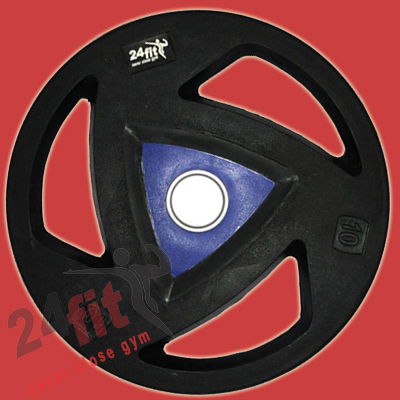 Three cut double color weight lifting plates 7.5 KG 