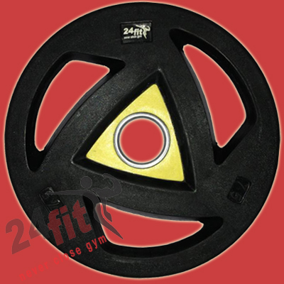 Three cut double color weight lifting plates 5kg 